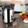 Rustfrit stål isoleret drik dispenser, 1,5 gallon 6 liter