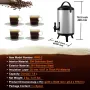 Rustfrit stål isoleret drik dispenser, 2 gallon 7,6 liter