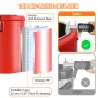 Rustfrit stål isoleret drik dispenser, 4,5 gallon 17,2 liter