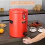 Stainless Steel Insulated Beverage Dispenser, 4.5 Gallon 17.2 Liter, Thermal Hot and Cold Drink Server Dispenser with Spigot Han