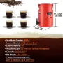 Rustfrit stål isoleret drik dispenser, 4,5 gallon 17,2 liter