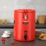 Rustfrit stål isoleret drik dispenser, 4,5 gallon 17,2 liter