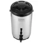 Stainless Steel Insulated Beverage Dispenser, 2.4 Gallon 9.2 Liter, Thermal Hot and Cold Drink Server Dispenser with Spigot Hand