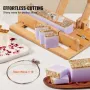 Sæbebeskærer, 0-2 tommer justerbar tykkelse, bambus sæbe skiver