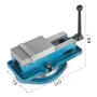 Præcisionsfræsemaskine skruestik 4 tommer Accu Lock Swivel Base