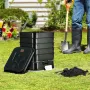 5-bakke ormkomploster, 50 L Worm Compost Bin Udendørs og