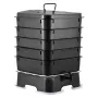 5-bakke ormkomploster, 50 L Worm Compost Bin Udendørs og