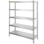 Shelving Unit 48x18.5 Inch Storage Shelves 5-Tier shelving Units And Storage Adjustable Shelf Storage Unit Adjustable Feet