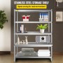 Shelving Unit 48x18.5 Inch Storage Shelves 5-Tier shelving Units And Storage Adjustable Shelf Storage Unit Adjustable Feet