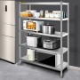 Shelving Unit 48x18.5 Inch Storage Shelves 5-Tier shelving Units And Storage Adjustable Shelf Storage Unit Adjustable Feet