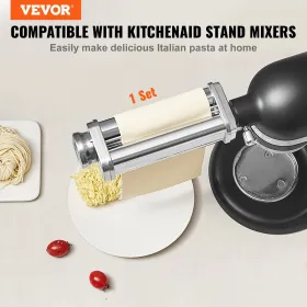Pasta -tilknytning til KitchenAid Stand Mixer, rustfrit stål