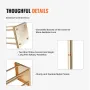 4PCS Gold Metal Column Wedding Flower Stand, 31.5inch/80cm High With Metal Laminate, Vase Geometric Centerpiece Stands, Cylindri