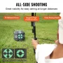 Archery Target, 15"x15" All-side Shotting Archery Arrow Target, Outdoor Portable Archery Target with Carry Handle, Easy Arrow Re