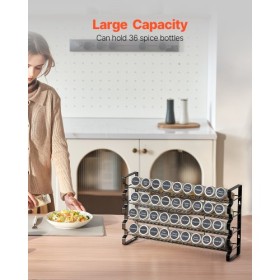 Spice Rack Organizer for Cabinet Kitchen Seasoning Organizer  18x11 in