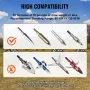 Archery Target, 15"x15" All-side Shotting Archery Arrow Target, Outdoor Portable Archery Target with Carry Handle, Easy Arrow Re