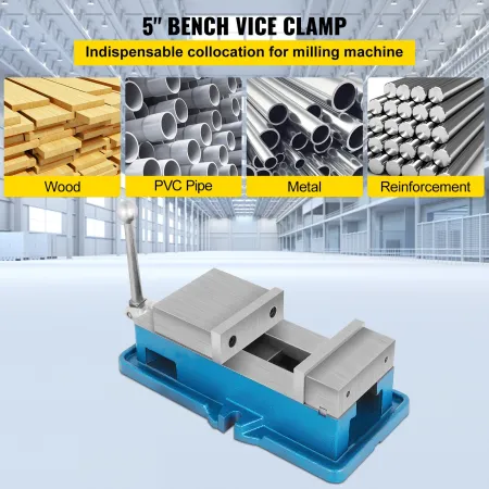5 "Super-lock skruestik til NC/CNC Machines Bench Clamp