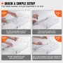 30.5 cm W x 43.2 cm D Pull Out Cabinet Organizer, Heavy Duty Slide Out Pantry Shelves, Chrome-Plated Steel Roll Out Drawers, Sli