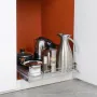 17 "W x 21" D Træk kabinetarrangør, tunge pligt ud pantry