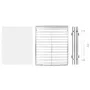 15.5"Wx21"Dx3.5"H Pull Out Cabinet Organizer, Heavy Duty Slide Out Pantry Shelves, Steel Roll Out Drawers, Sliding Drawer Storag