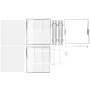 2 Tier 20"Wx21"Dx15"H Pull Out Cabinet Organizer, Heavy Duty Slide Out Pantry Shelves, Steel Roll Out Drawers, Sliding Drawer St