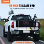 Tailgate Bike Pad, 53" Truck Tailgate Pad Carry 5 Mountain Bikes, Tailgate Protection Pad with Reflective Strips and Tool Pocket