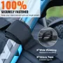 Tailgate Bike Pad, 53" Truck Tailgate Pad Carry 5 Mountain Bikes, Tailgate Protection Pad with Reflective Strips and Tool Pocket
