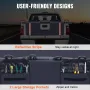 Tailgate Bike Pad, 53" Truck Tailgate Pad Carry 5 Mountain Bikes, Tailgate Protection Pad with Reflective Strips and Tool Pocket
