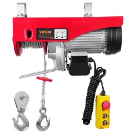 Electric Hoist, 2200 lbs Lifting Capacity, 1600W 220V Electric Steel Wire Winch with 14ft Wired Remote Control, 40ft Single