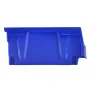 Plastic Storage Bin, (11-Inch x 5-Inch x 5-Inch), Hanging Stackable Storage Organizer Bin, Blue/Red, 12-Pack, Heavy Duty Stackin