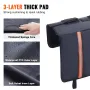 Tailgate Bike Pad, 62" Truck Tailgate Pad Carry 6 Mountain Bikes, Upgraded Grooves Tailgate Protection Pad with Reflective Strip