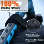 Tailgate Bike Pad, 62" Truck Tailgate Pad Carry 6 Mountain Bikes, Upgraded Grooves Tailgate Protection Pad with Reflective Strip