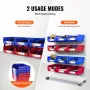 Plastikopbevaringsbakke, (11-tommer x 11-tommer x 5-tommer)