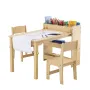 Kids Art Table og 2 stole Toddler Craft and Play Table med et