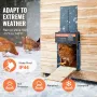 Automatic Chicken Coop Door, Auto Chicken Door Opener with Timer & Light Sensor Aluminum Chicken Coops Door with Remote Control 