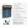 Automatic Chicken Coop Door, Auto Chicken Door Opener with Timer & Light Sensor Aluminum Chicken Coops Door with Remote Control 