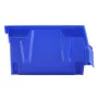 Plastic Storage Bin, (5-Inch x 4-Inch x 3-Inch), Hanging Stackable Storage Organizer Bin, Blue/Red, 24-Pack, Heavy Duty Stacking