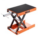 Motorcycle Scissor Jack Lift 1100 lbs Wide Deck Hoist Stand for ATVs Bike