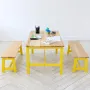 Børnebord og bænk sætter toddler bord og stolesæt på 3 til
