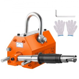 Magnetisk løfter, 880 lbs/400 kg trækkapacitet, 2,5 sikkerhedsfaktor, neodym og stål, løftemagnet med frigivelse, permanent