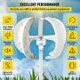 2V lodret akse lanternevindmøllegenerator 5 nylonblade