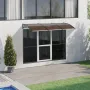 Window Door Awning Canopy 40" x 120", UPF 50+ Polycarbonate Entry Door Outdoor Window Awning Exterior, Front Door Overhang Awnin