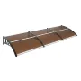 Window Door Awning Canopy 40" x 120", UPF 50+ Polycarbonate Entry Door Outdoor Window Awning Exterior, Front Door Overhang Awnin