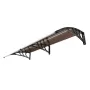 Window Door Awning Canopy 80" x 40", UPF 50+ Polycarbonate Entry Door Outdoor Window Awning Exterior, Front Door Overhang Awning