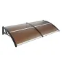 Window Door Awning Canopy 80" x 40", UPF 50+ Polycarbonate Entry Door Outdoor Window Awning Exterior, Front Door Overhang Awning