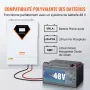 Hybrid solcelle-inverteroplader 5500W 230V med 100A MPPT