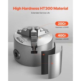 3 Inch 3-Jaw Self-Centering Lathe Chuck for Lathe Drilling Milling Machine