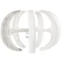 Wind Turbine 600W 12V Wind Turbine Generator White Lantern Vertical Wind Generator 5 Leaves Wind Turbine Kit with Controller No 