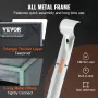 5x5 Grow Tent, 1828.8 x 1828.8 x 2438.4 cm, High Reflective 2000D Mylar Hydroponic Growing Tent with Observation Window, Tool Ba