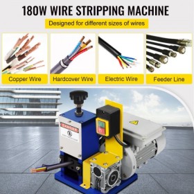 Cable Wire Stripping Machine 1.5-25mm Automatic Electric Wire Stripping Machine Portable Scrap Cable Stripper Wire Stripper