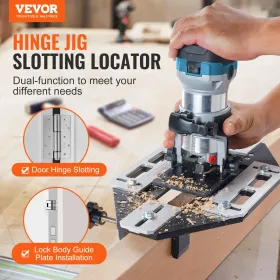 Dørhængsjig, aluminiumslegering træbearbejdningshulsåbner